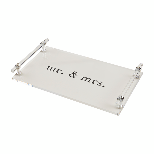 Mr. and Mrs. Acrylic Tray