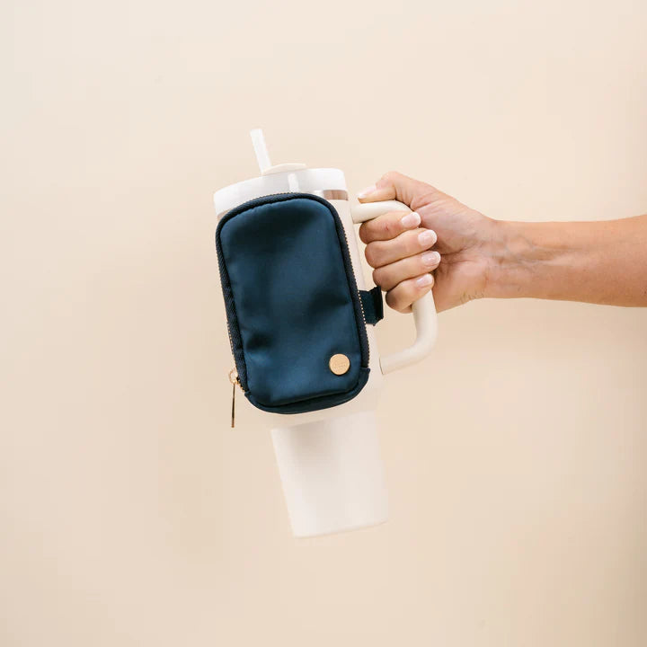 Navy Tumbler Fanny Pack