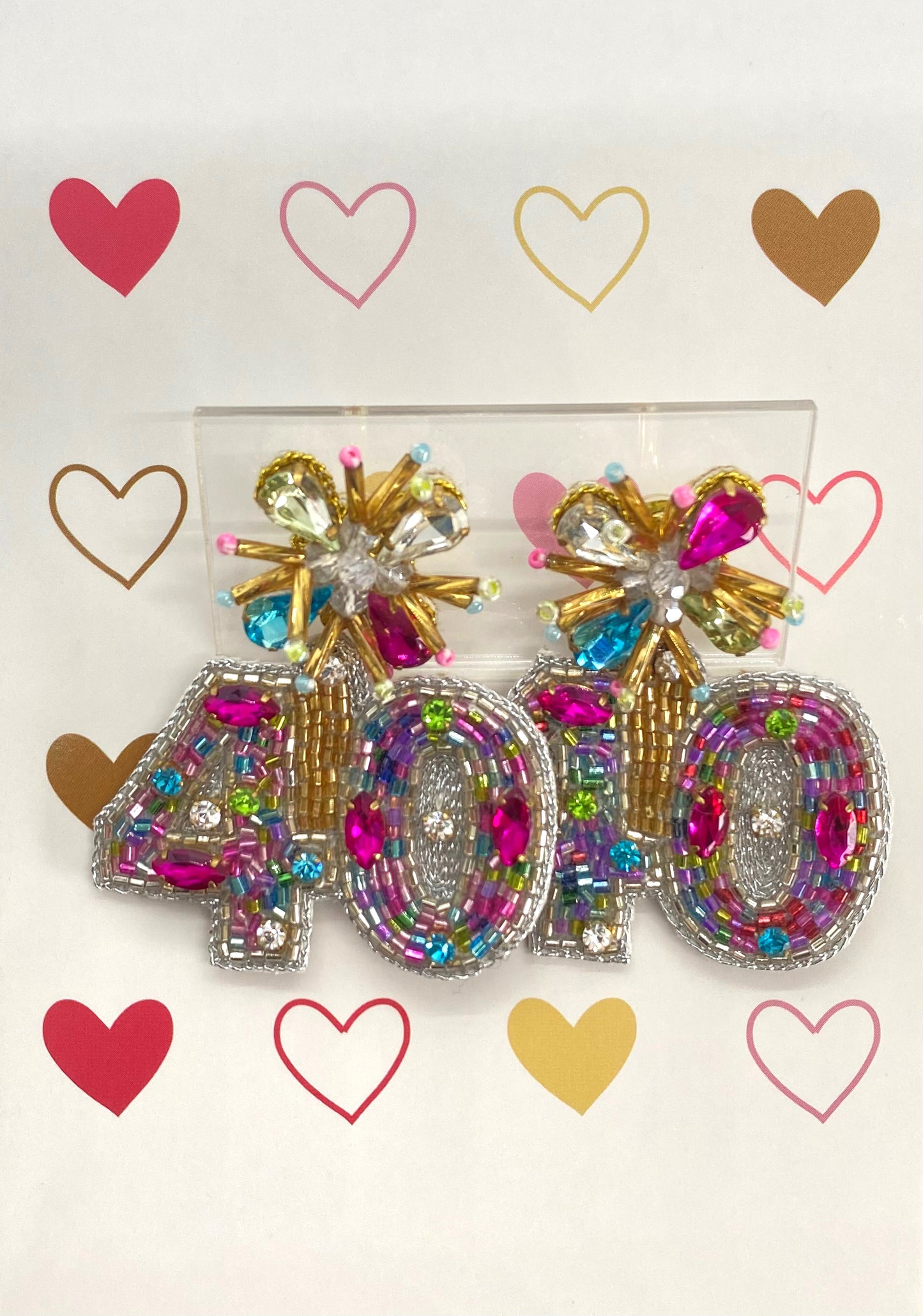 The 40th Earrings