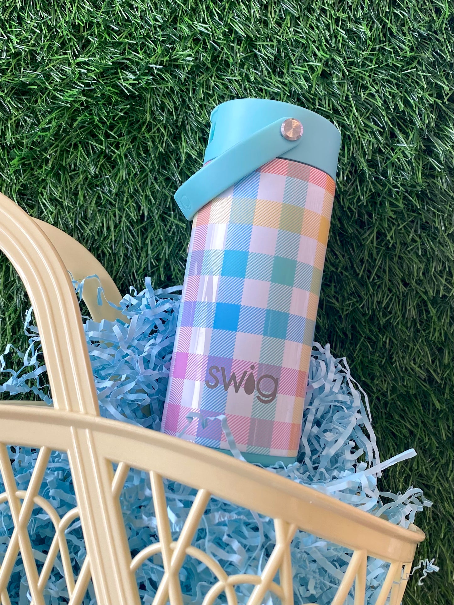 Pretty in Plaid Flip + Slip Tumbler