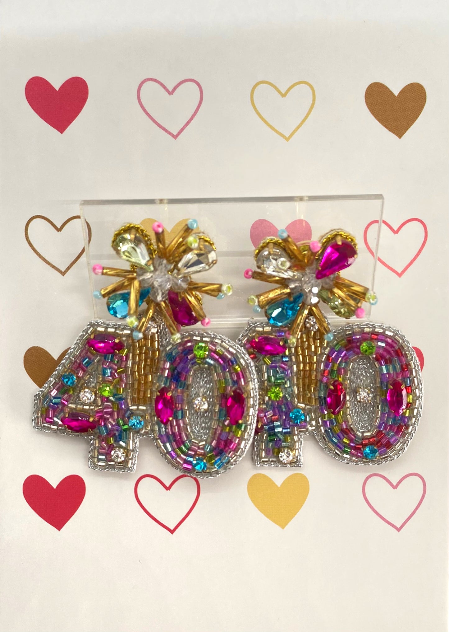 The 40th Earrings