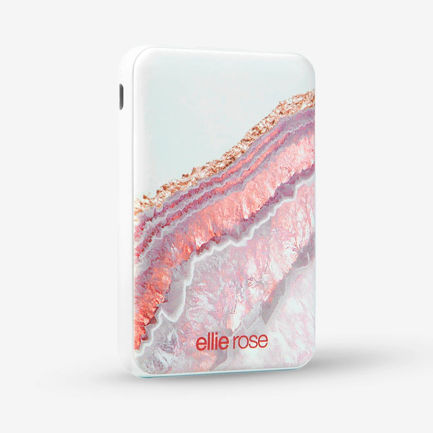 Rose Agate Marble Power Bank