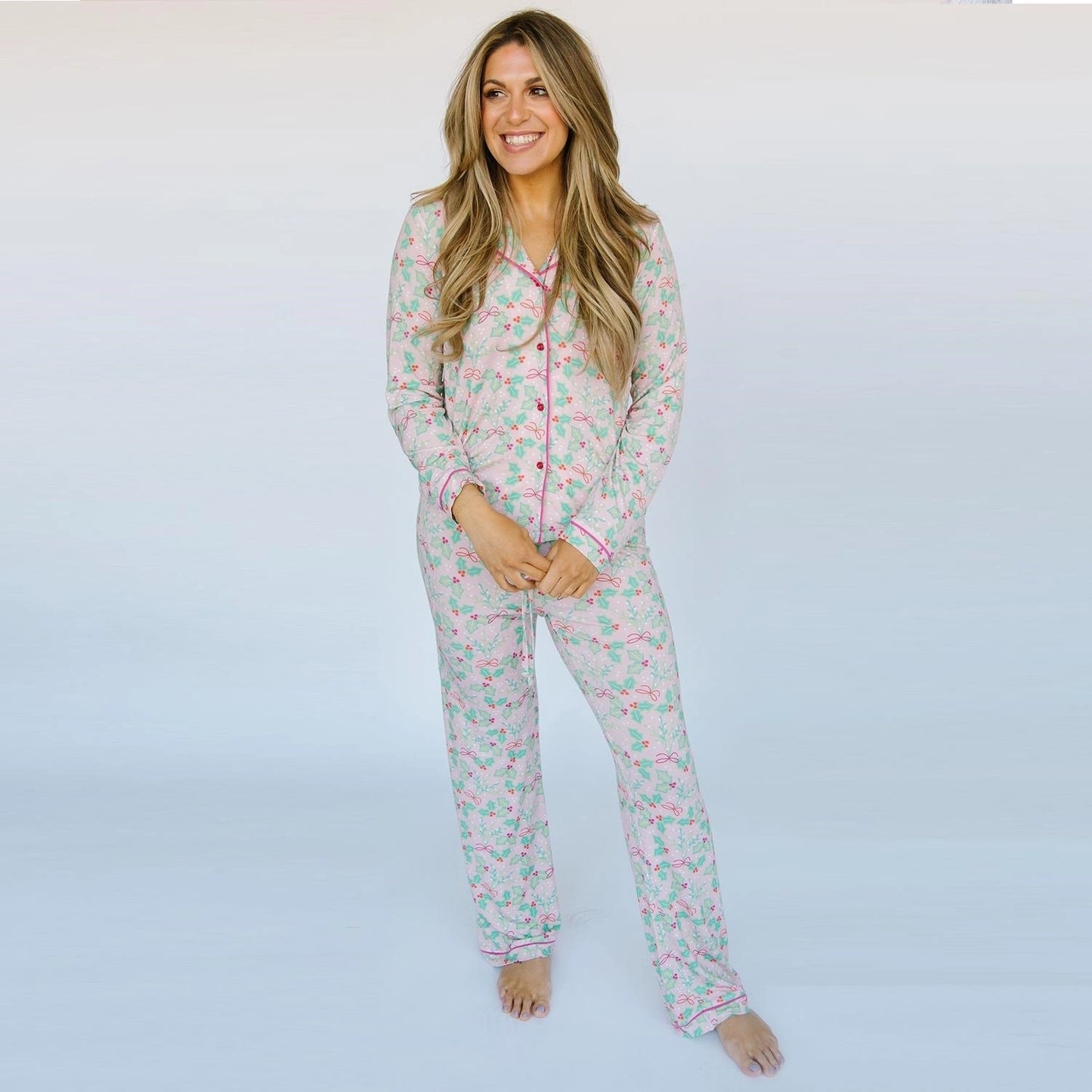 Mistletoe Kisses Charlotte Pajama Set