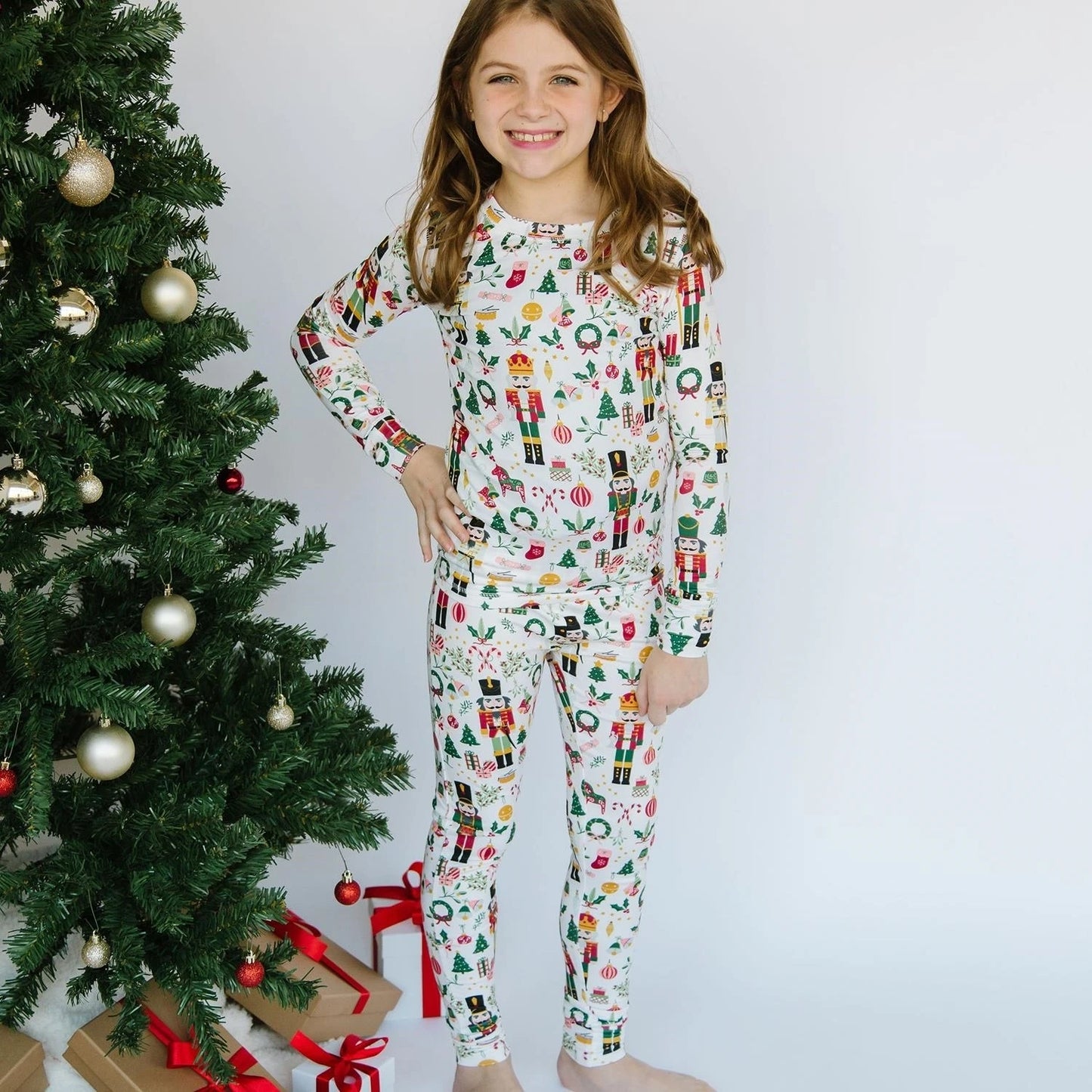 Nutcracker Christmas Kids PJ Set