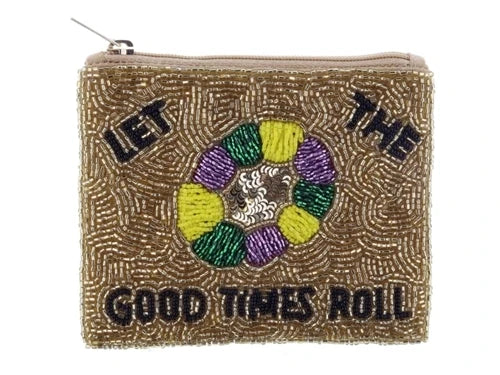 King Cake Coin Purse