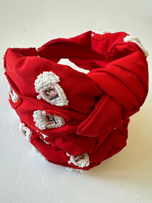 Red Santa Headband