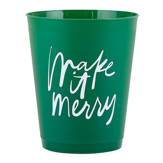 Make It Merry Cocktail Party Cups 8ct