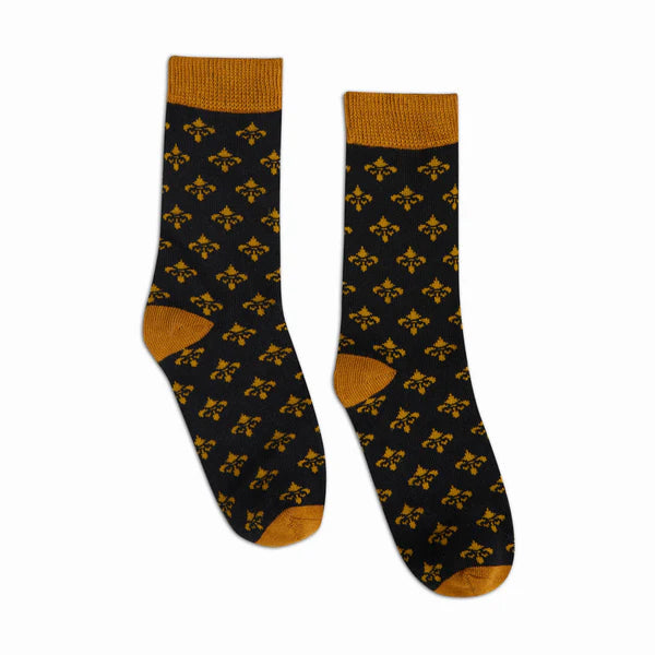 Black & Gold Socks