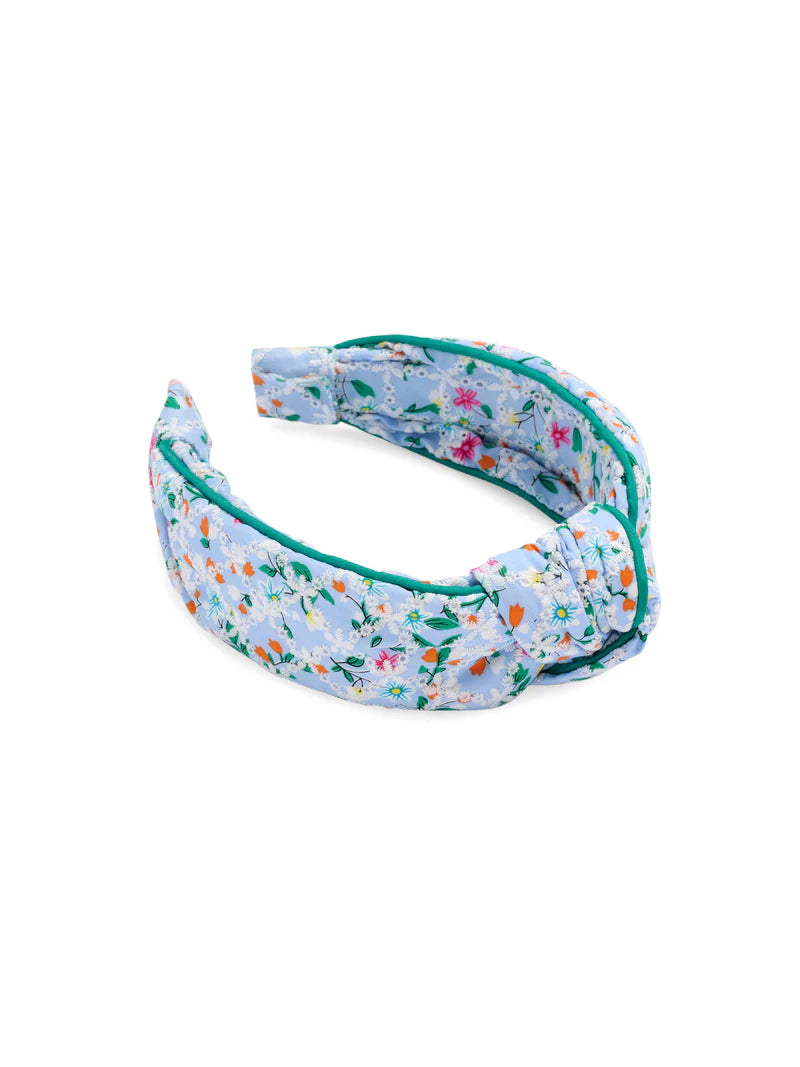 Quilted Floral Headband - 2 Colors
