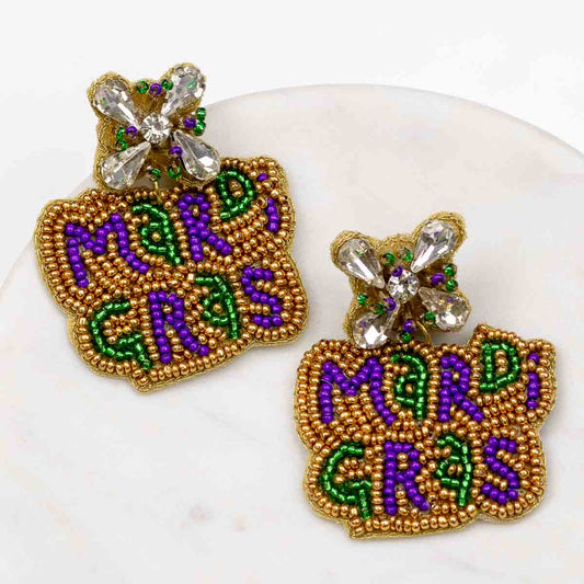 Canal Street Mardi Gras Earrings