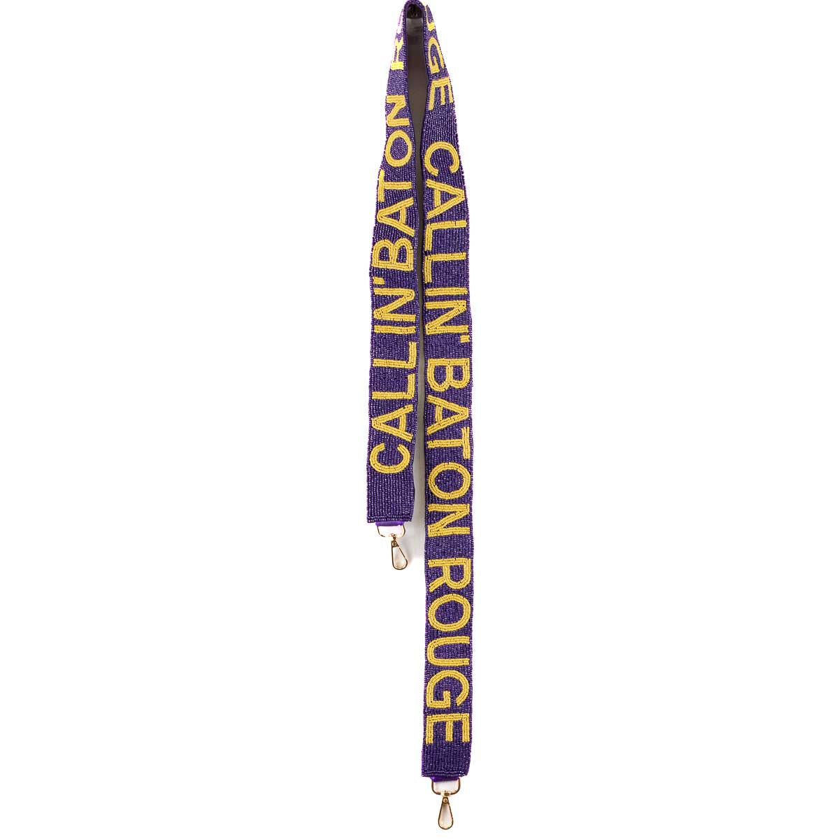 Callin' Baton Rouge Beaded Purse Strap