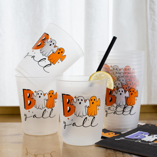 Boo Y'all Party Cups