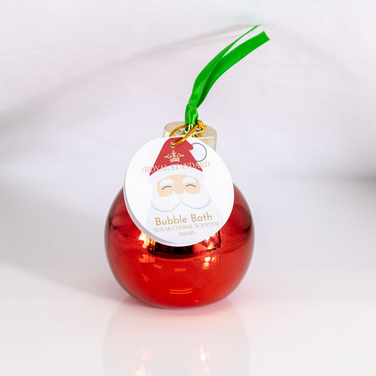 Jolly Santa Bubble Bath Ornament