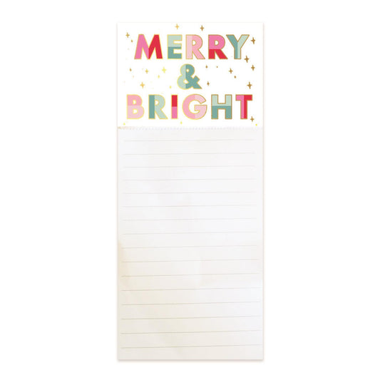 Merry & Bright Magnetic Notepad