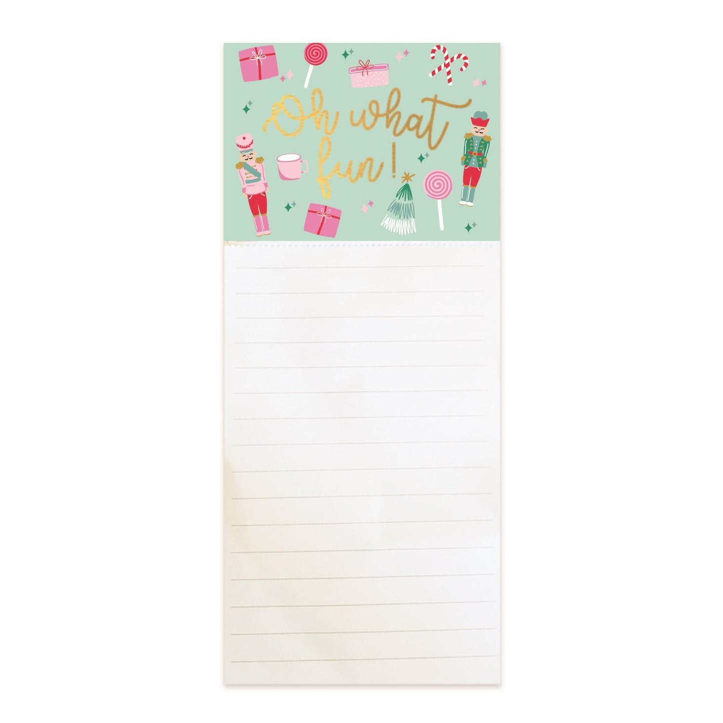 Oh What Fun Magnetic Notepad