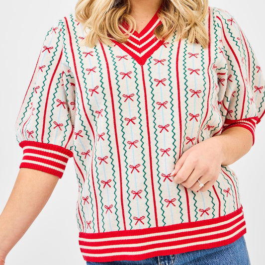 In A Bow Sweater Ivory