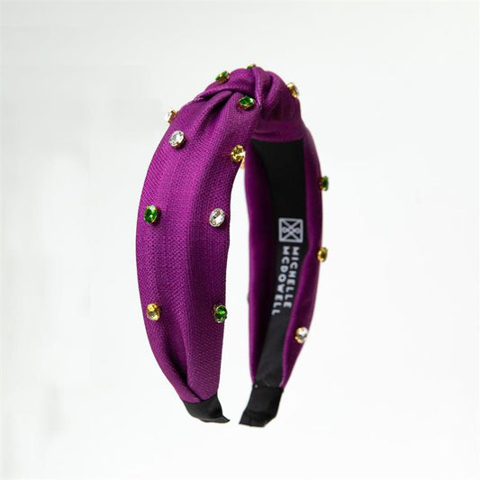 Purple Mardi Gras Krista Headband