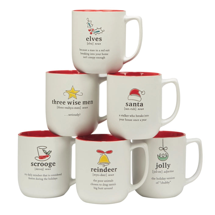 Christmas Fun Saying Mugs