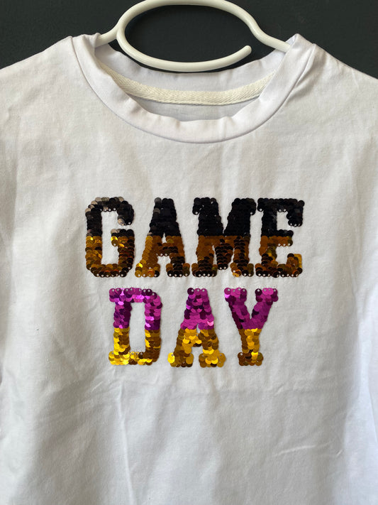 Reversible Sequins Game Day Tee