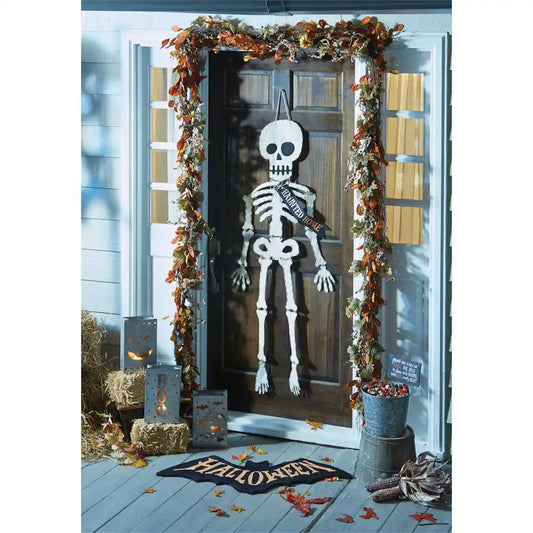 Skeleton Halloween Door Hanger
