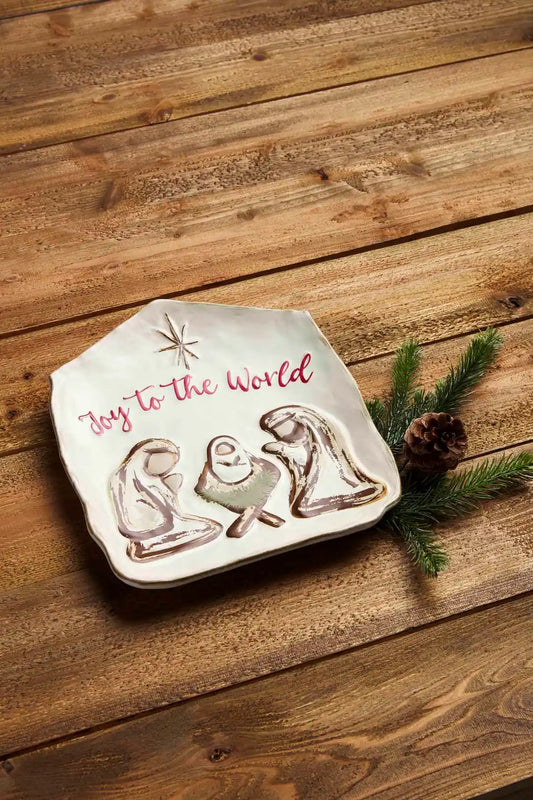 Nativity Serving Platter