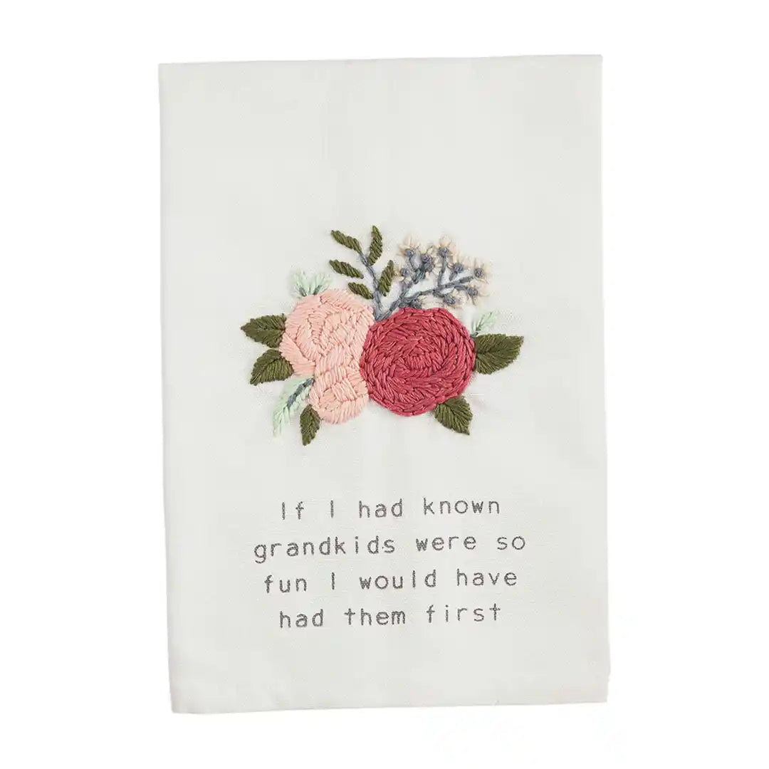 Funny Floral Hand Towel