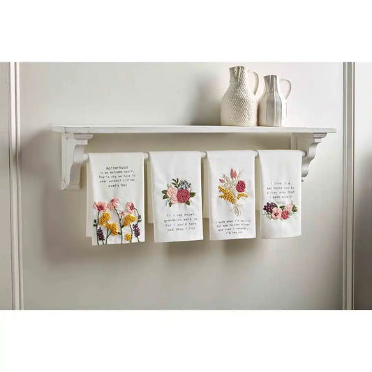 Funny Floral Hand Towel