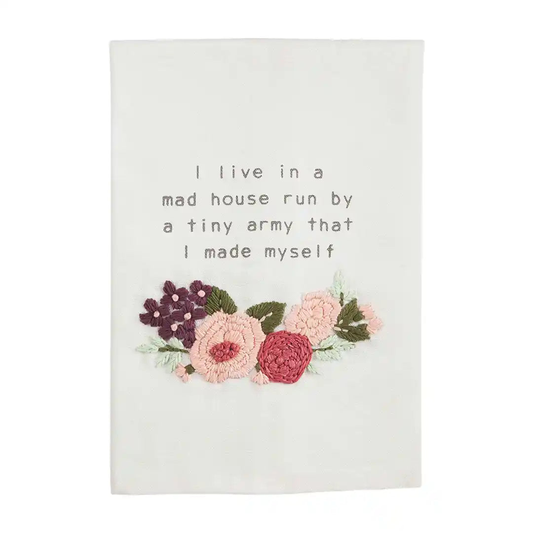 Funny Floral Hand Towel