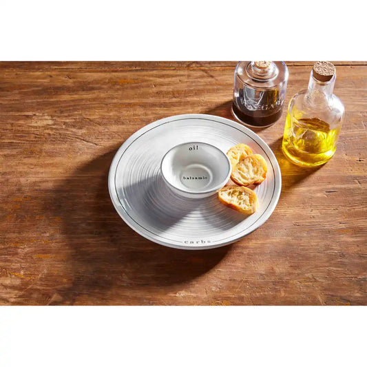 Bread and Oil Serving Dish