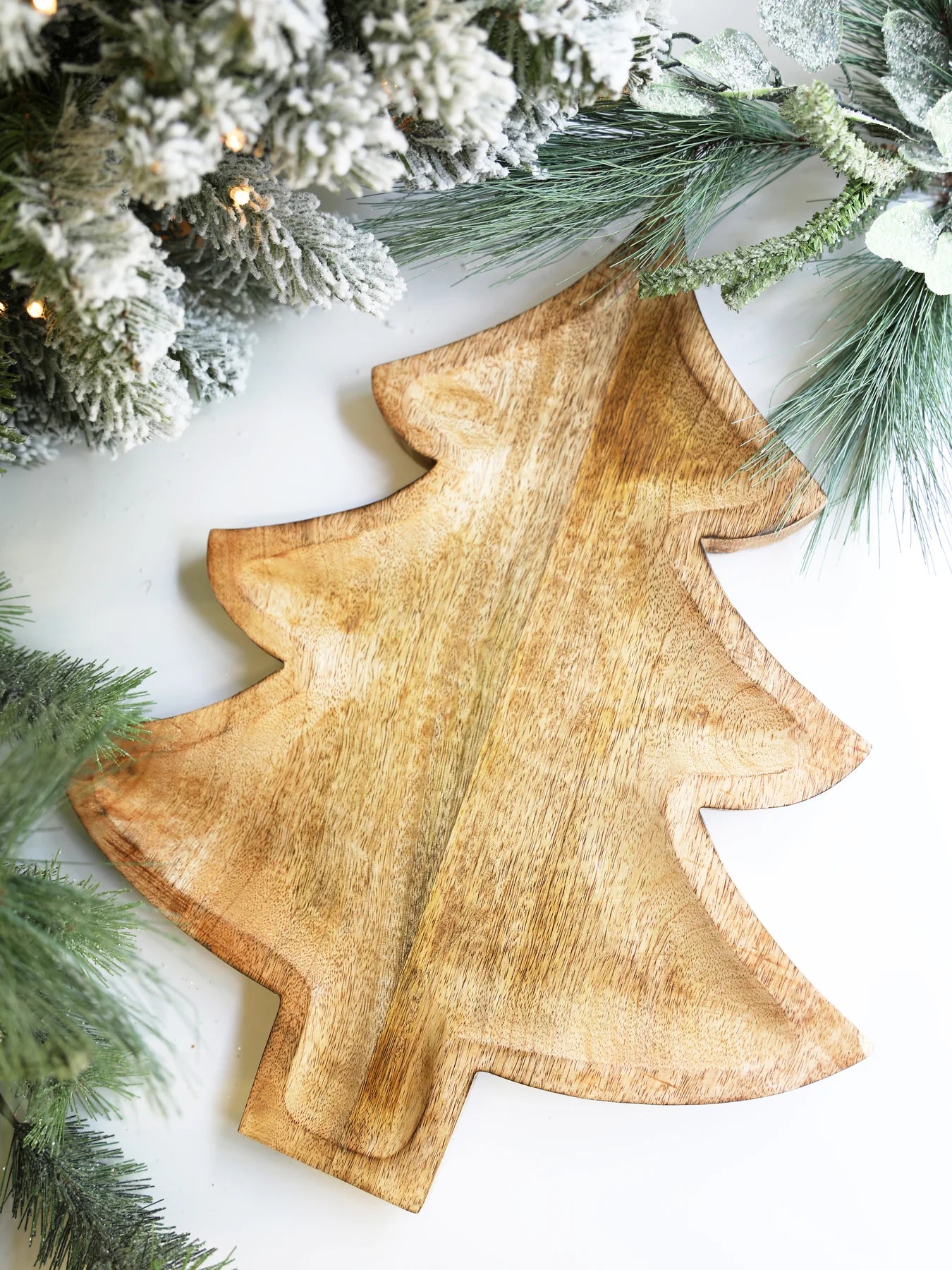 Natural Wood Tree Bowl