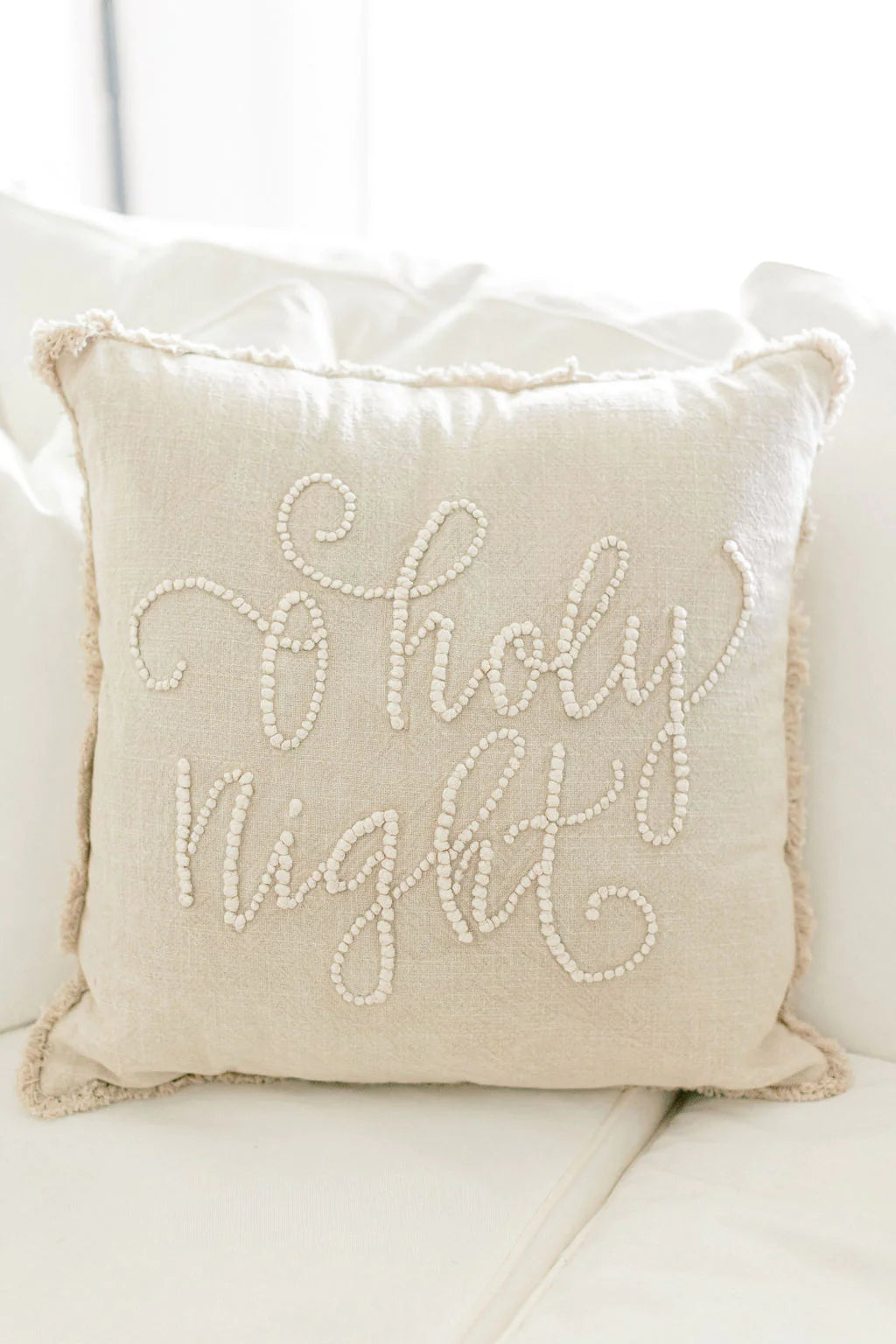 Embroidered Christmas Pillows