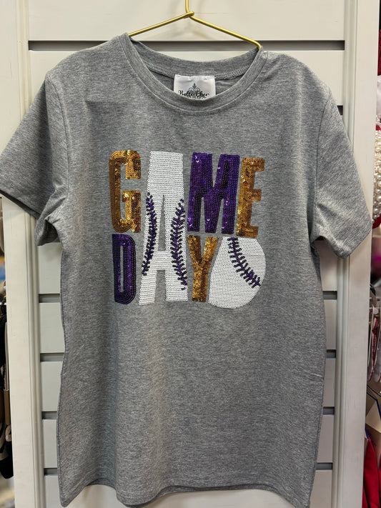Purple Game Day Shirt - Adult & Youth