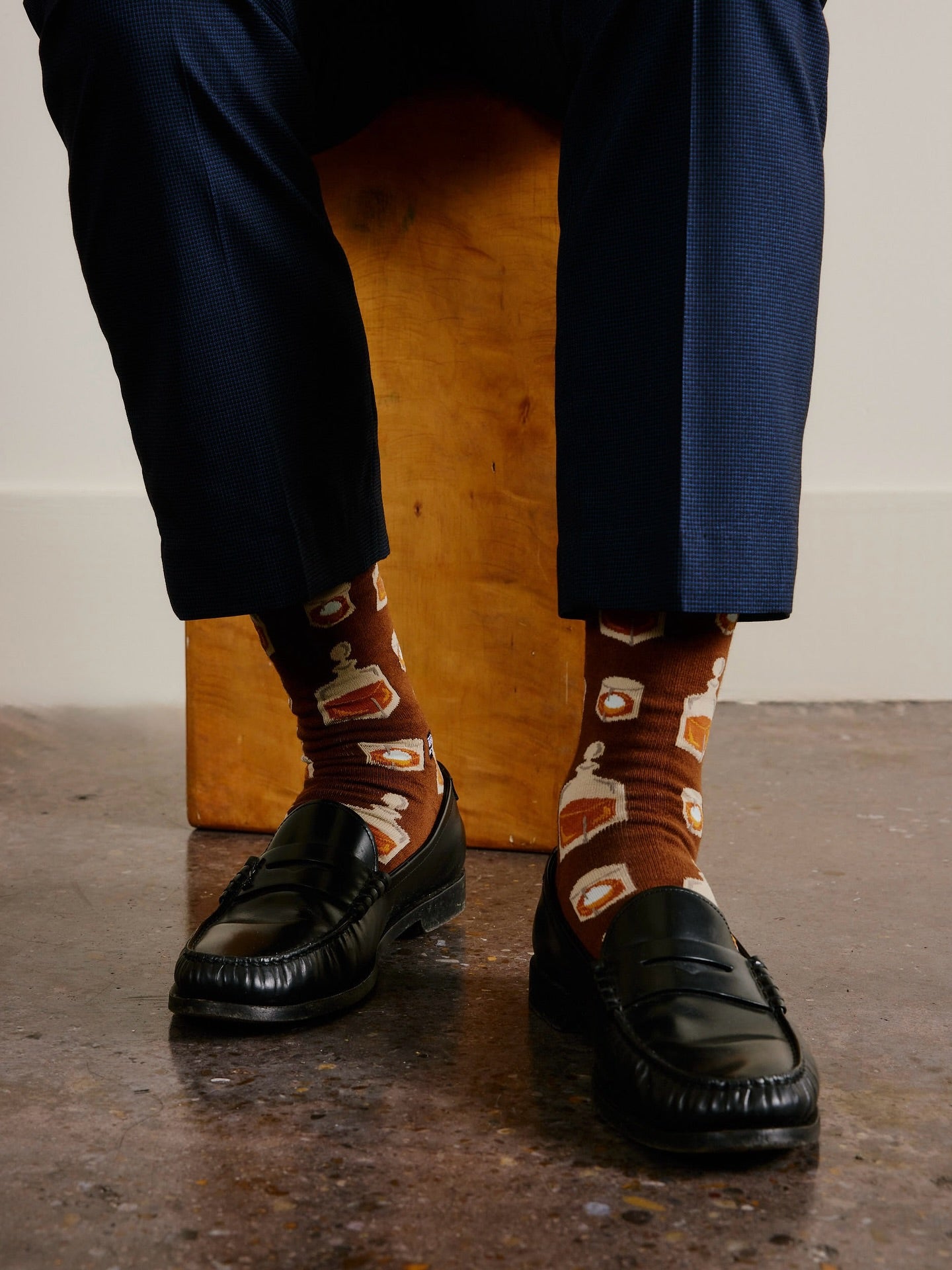 Decanter and Glass Socks