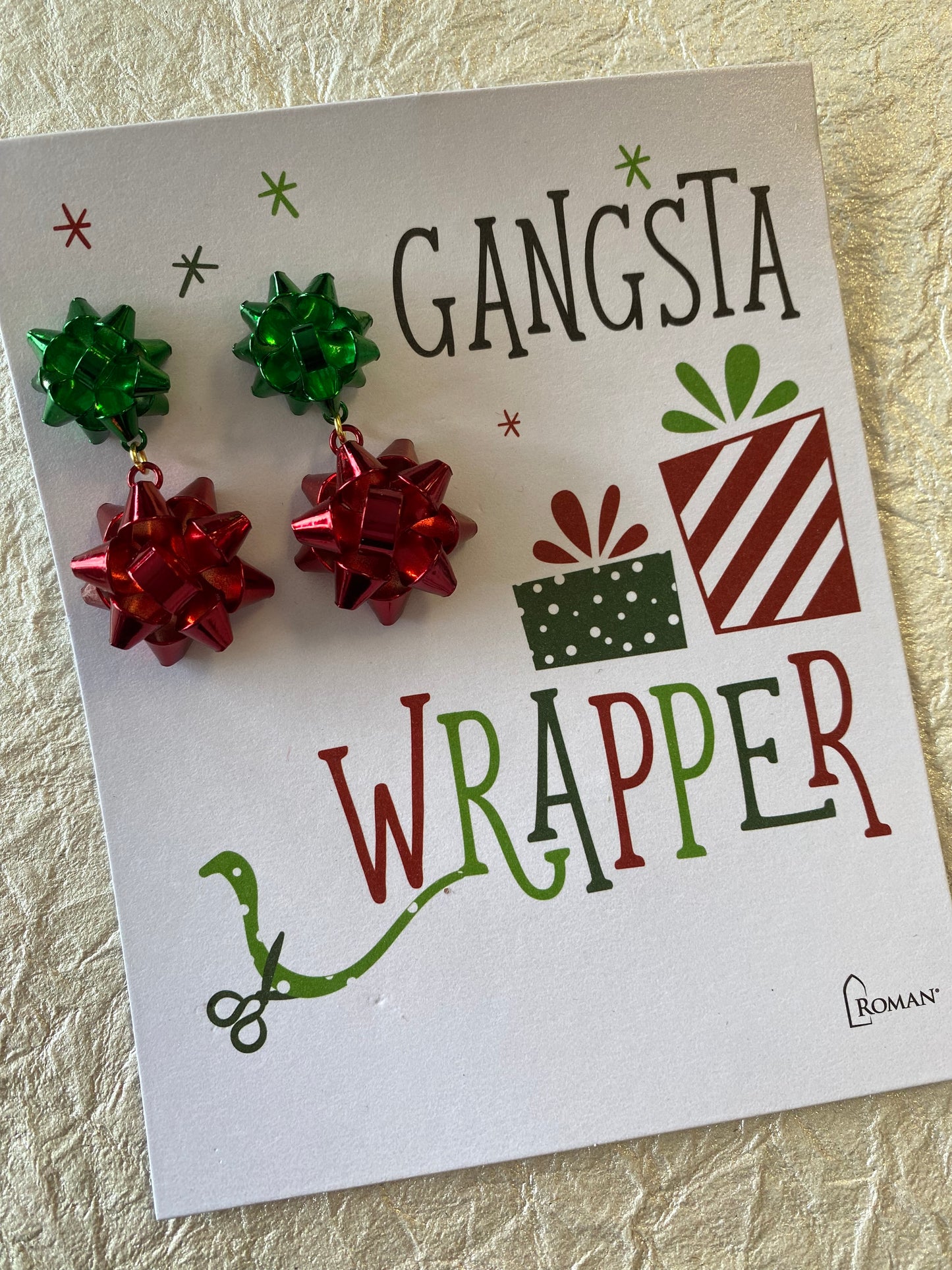 Gangsta Wrapper Earrings