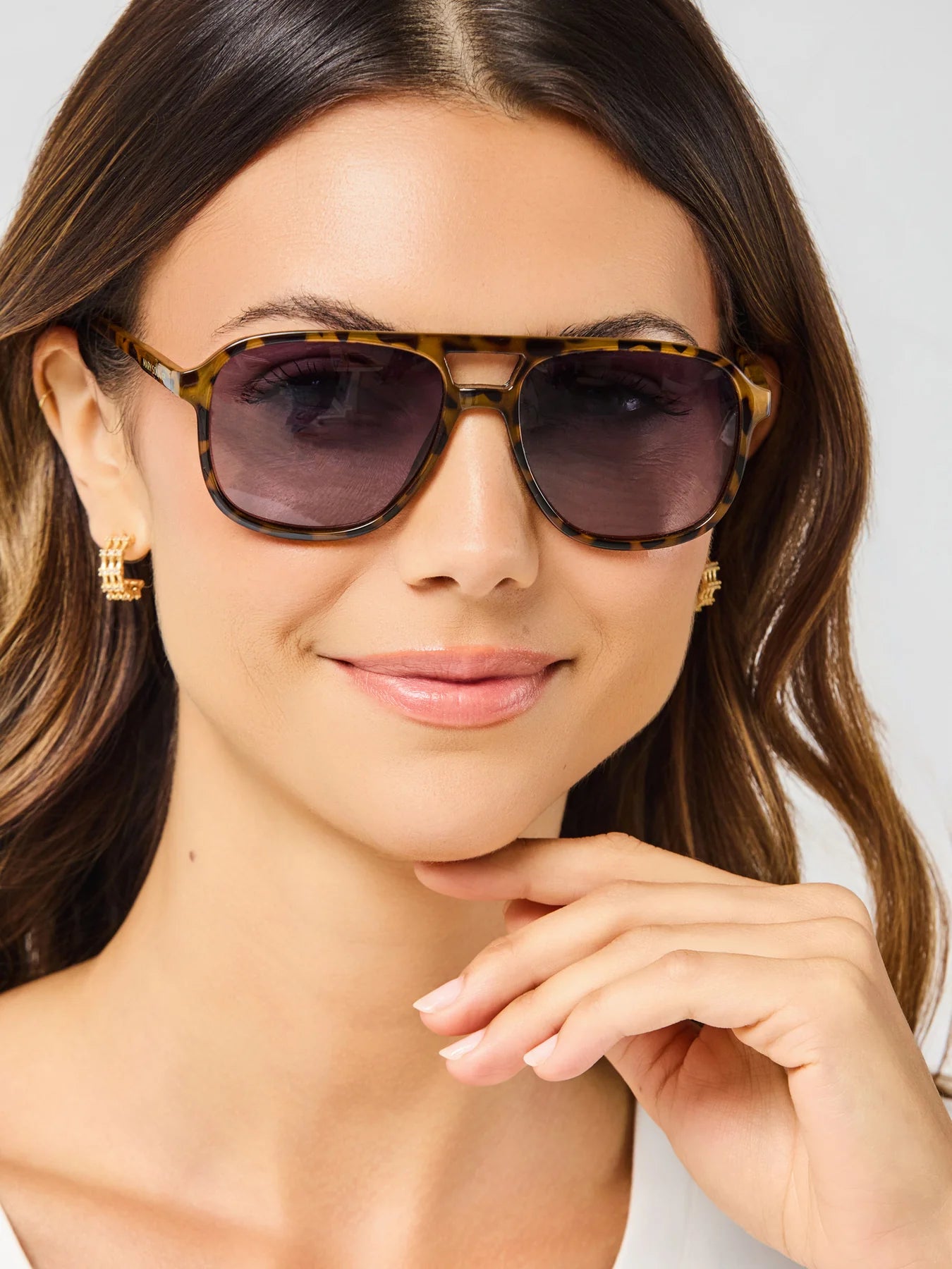 Morgan Polarized Sunglasses | Brown Tortoise