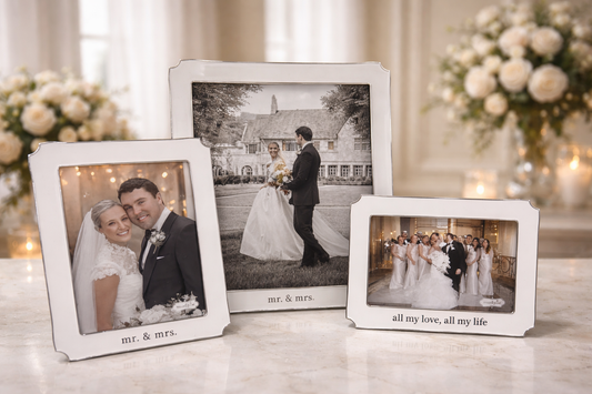 Enamel Wedding Frames