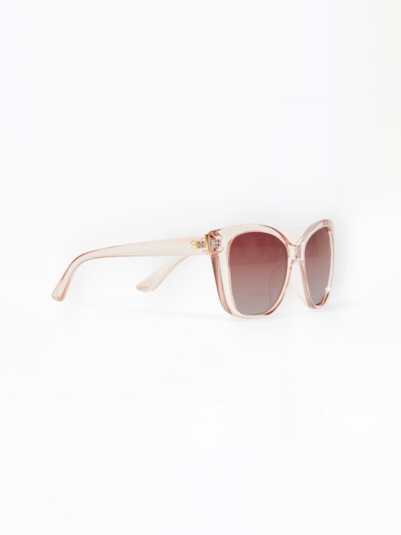Olivia Polarized Sunglasses | Champagne Clear
