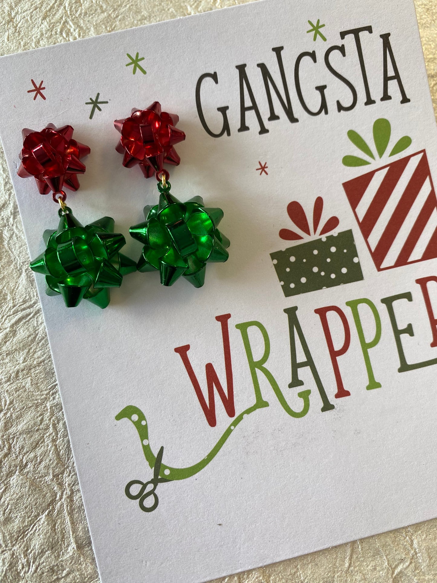 Gangsta Wrapper Earrings