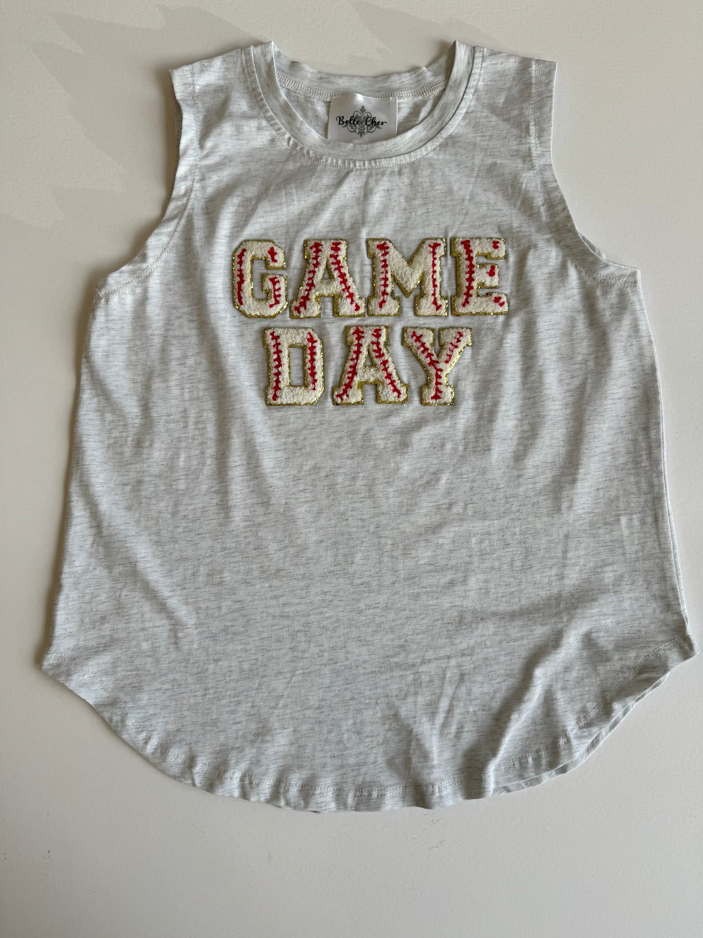 Kids Game Day Chenille Tank