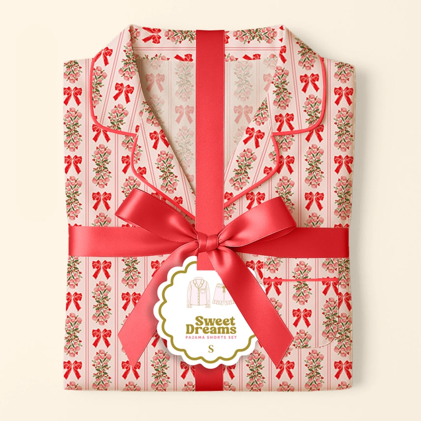 Oh So Merry Sweet Dreams Pajama Shorts Set