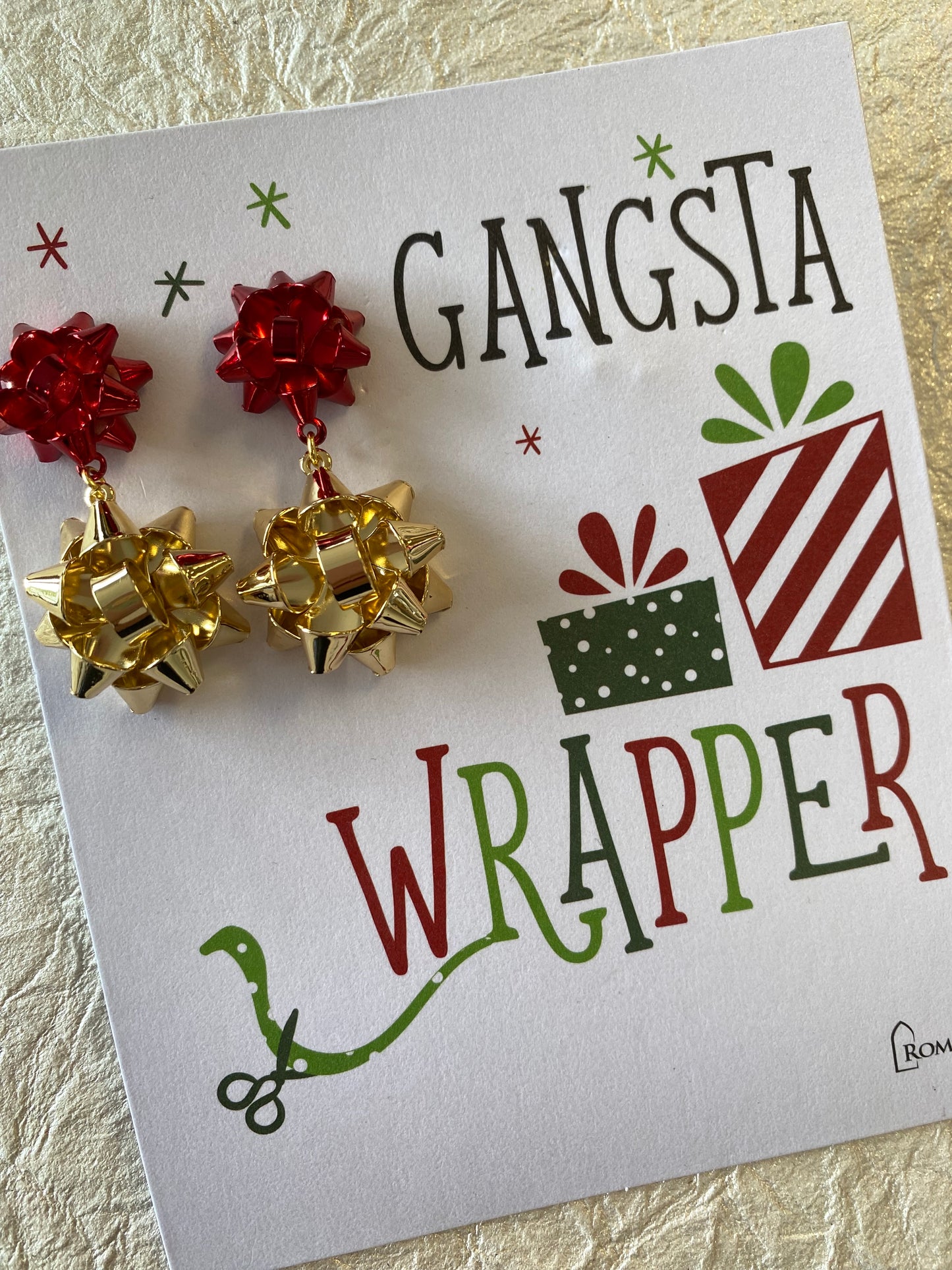 Gangsta Wrapper Earrings