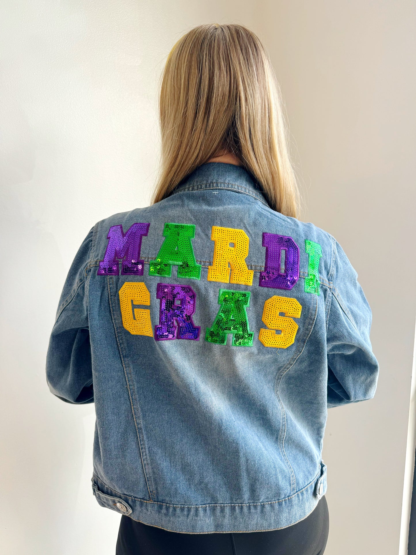 Mardi Gras Denim Jacket