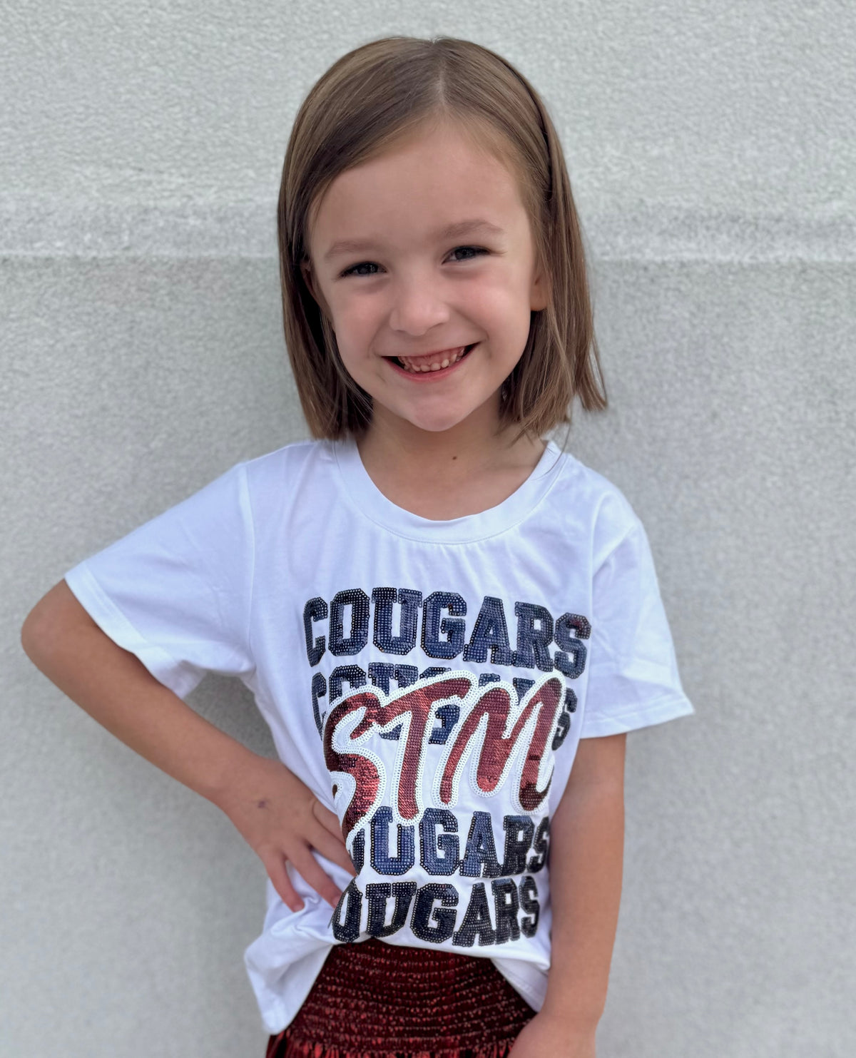 PRE-ORDER - STM Cougars Stacked Top - 4-5 week TAT