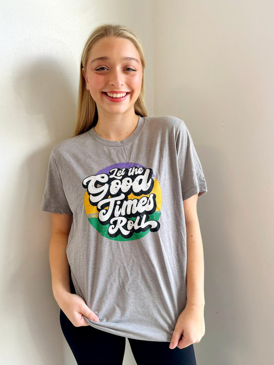 Let The Good Times Roll Tee Adult