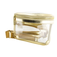 Gold Clear Belt Bag