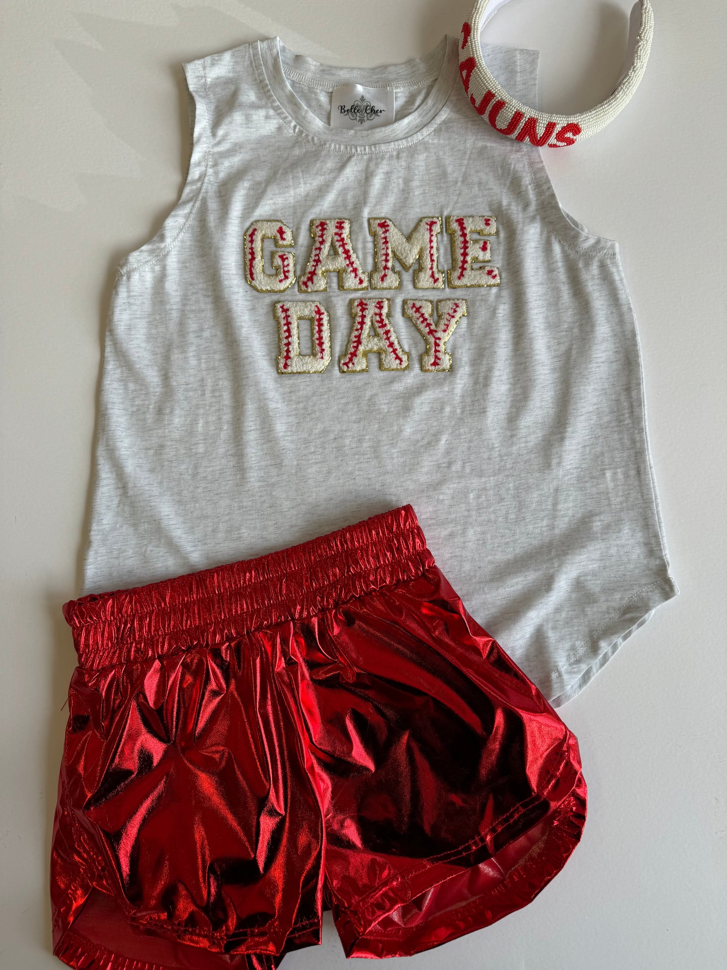 Kids Game Day Chenille Tank