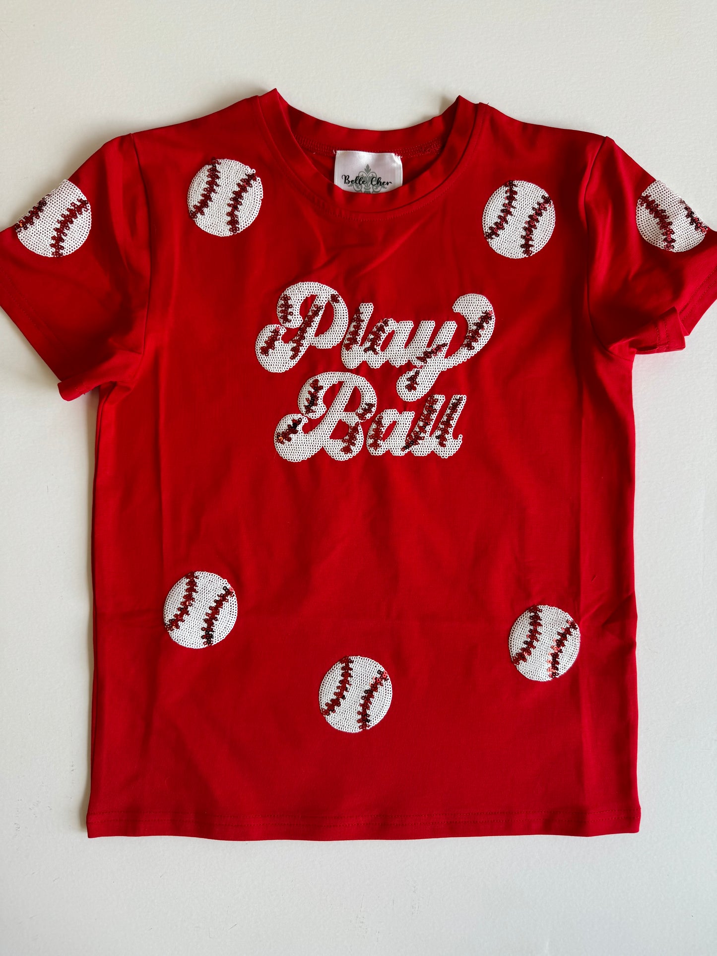 Kids Red Play Ball Shirt