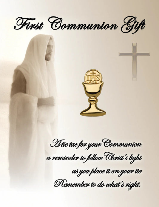 First Communion Chalice Tie Pin