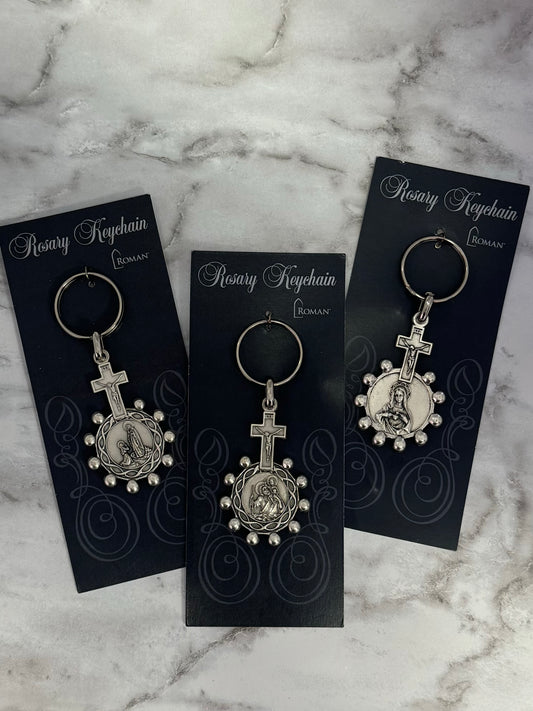 Rosary Keychain