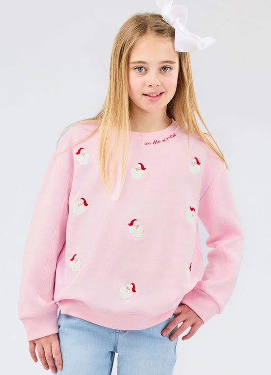 Youth Sarah Small Santas Sweatshirt